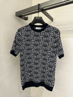 25秋冬新款 毛衫 男士 针织短袖 DUHBAS360318 字母满印花版 DEGAIA