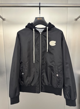 Cavalli CLASS 鼎锋秋冬推荐 男士字母印花连帽夹克衫 CM082D4779