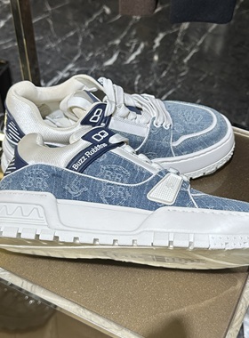 Bazz Robbins 25秋冬新款 男士拼色系带厚底休闲鞋 BR24002