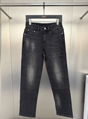 Cavalli CLASS 鼎锋秋冬推荐 男士后口袋印花牛仔裤 CM052C3068