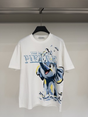 PIERRE PIERUCCI 26春夏新款 男士卡通字母印花短袖T恤881H262530