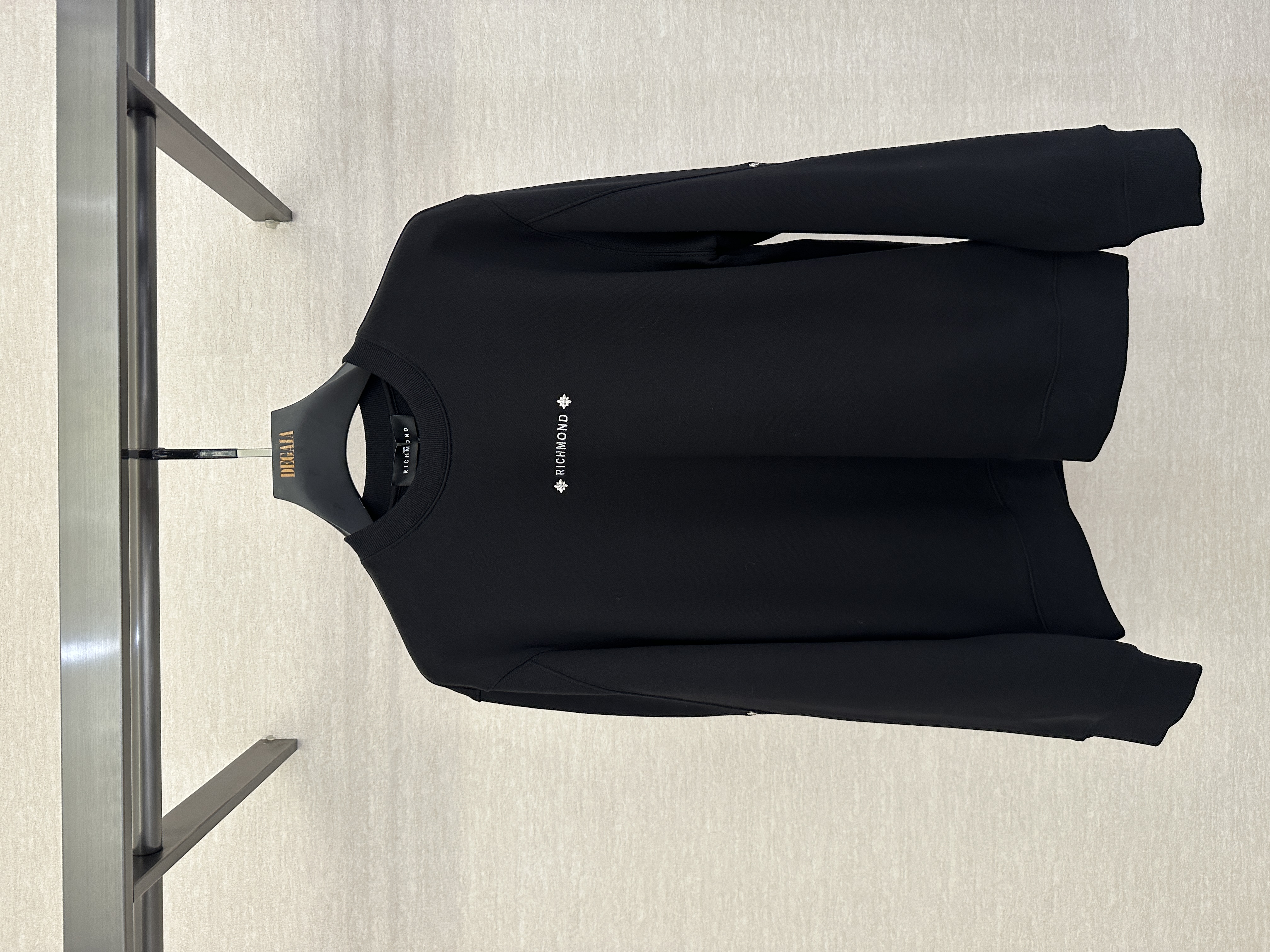 John Richmond 鼎锋秋冬推荐 男士字母刺绣套头卫衣JUGBAW155922