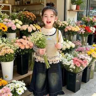 2026年炸街女童装早春漂亮春装日穿搭6岁女童套装新款巨好看四岁5