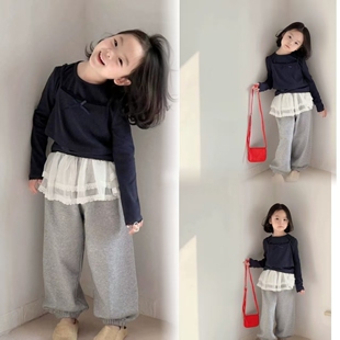 女童轻奢小众高端套装韩系高级感穿搭春装2025年新款轻奢独特漂亮