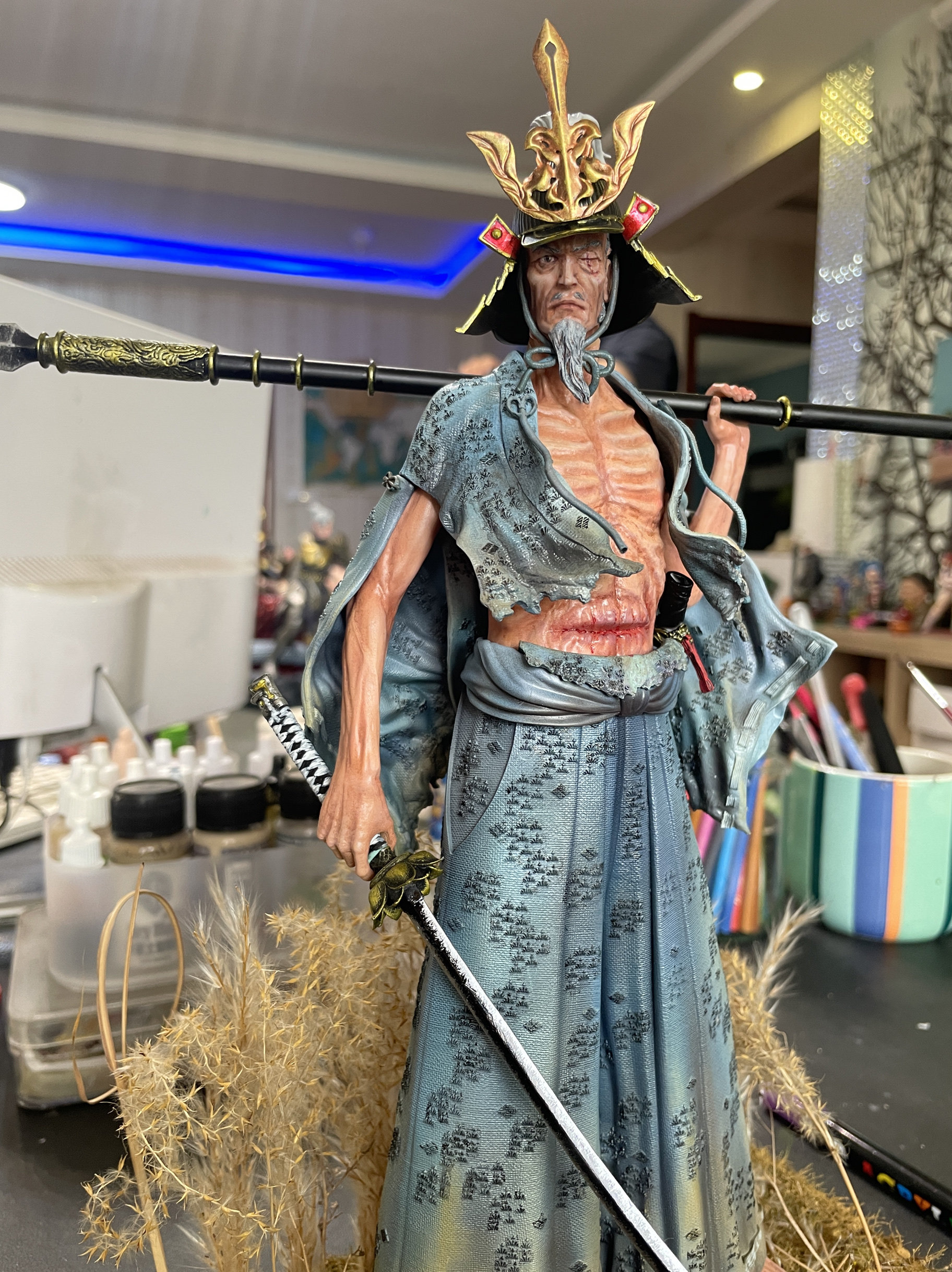 犹豫就会败北 只狼:影逝二度 剑圣苇名一心 涂装师GK完成品,家居饰品,桌面摆件,淘宝优惠券,粉丝福利购,淘宝优惠卷