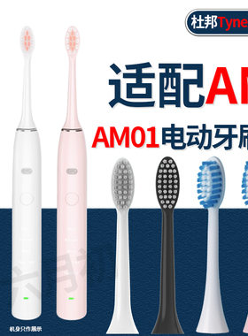 适配法国AM电动牙刷头AM01专用简洁成人杜邦刷毛替换头软毛护龈