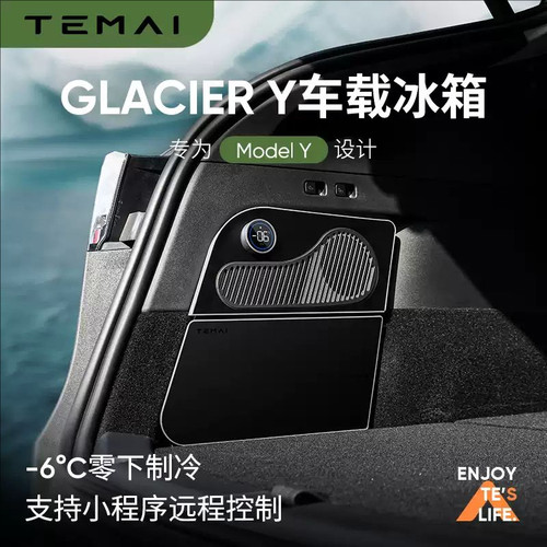 特斯拉后备箱侧边冰箱三代冰川