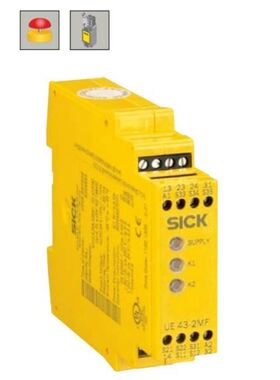 请SICK西克UE43-2MF3D2安全继电器用于急停按钮,门