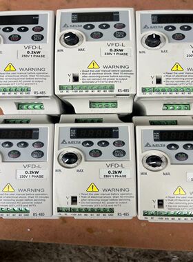 台达变频器VFD002L21A 0.2KW 220v VF