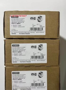 SIEMENS 塑料外壳式断路器 3RV2011-1JA20价