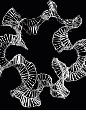 Vintage 重工日系小众手作小米珠串珠饰品立体波浪项链手镯手链