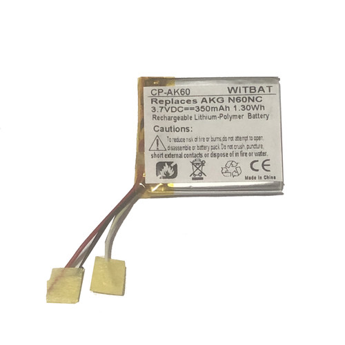 适用爱科技AKG N60NC耳机电池AEC402933