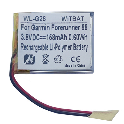 适用佳明Garmin Forerunner 55手表电池361-00140-01