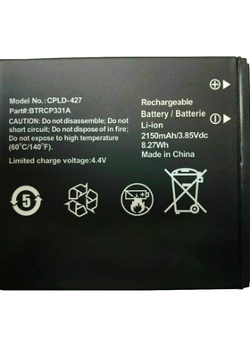 适用Coolpad BTRCP331A智能手机电池CPLD-427