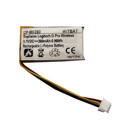 适用罗技G435 Lightspeed耳机电池533-000201