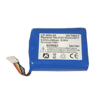 适用马歇尔Marshall Middleton音响电池C406A7