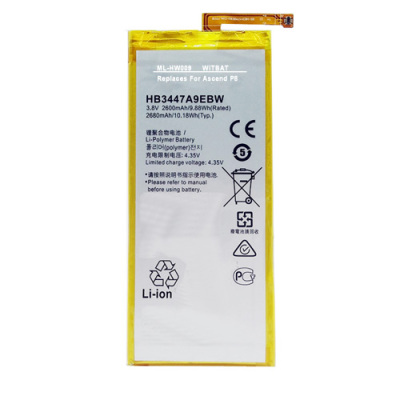 适用Huawei Ascend P8 Battery HB3447A9EBW ML-HW009
