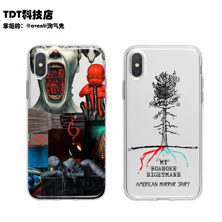 美国恐怖故事适用苹果16iphone13保护14pro手机壳vivoX200Pro防摔华为电视剧荣耀X50三星小米14Ultra全包美剧