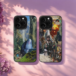 索伦魔戒甘道夫适用苹果16 FindX7伊利亚伍德指 iphone15Max保护14pro手机壳华为P50Pro防摔iQOONeo9全包OPPO