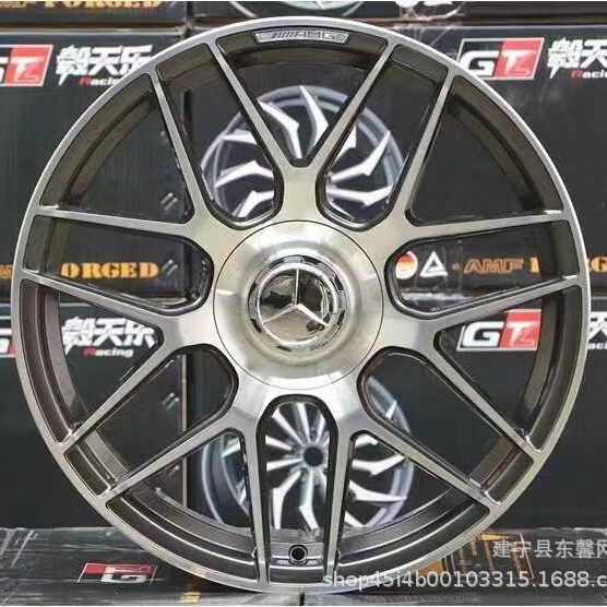 适用于19寸20汽车改装铝合金轮毂钢圈奔驰ml350E级S级迈巴赫GLE级