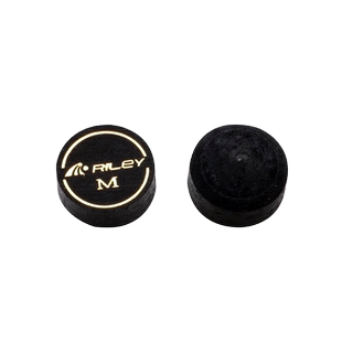 RILEY台球杆皮头多层 九球杆小头斯诺克球杆杆头桌球杆枪头配件