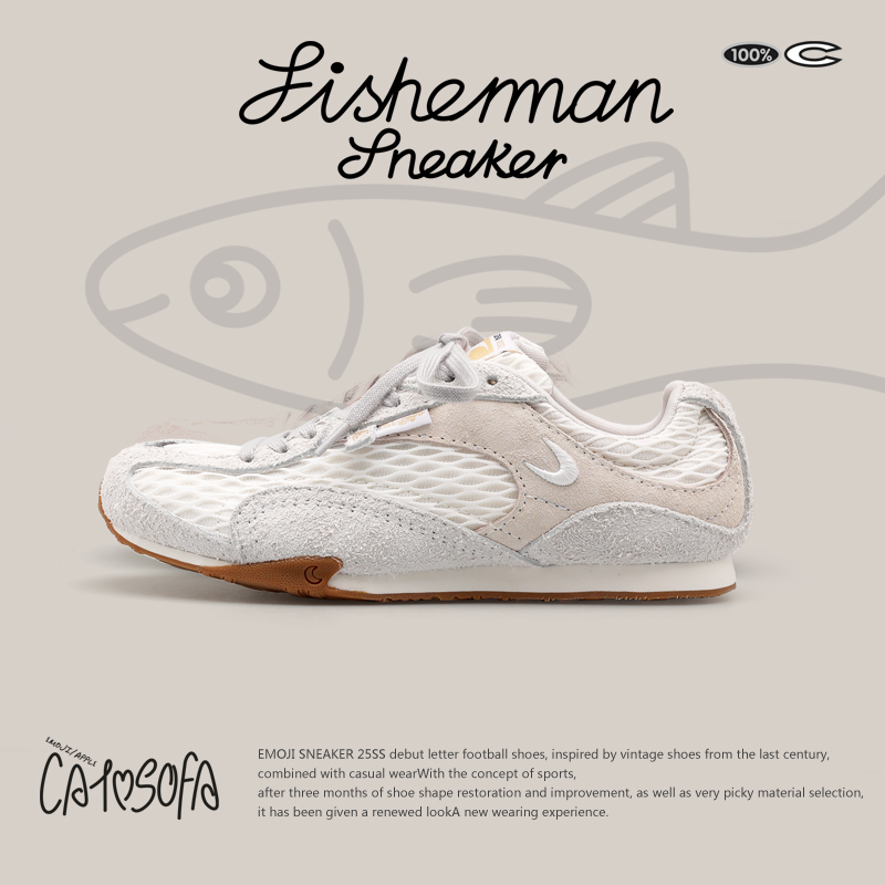 【渔网系列】猫与沙发/渔网鞋粗网复古透气薄底鞋百搭休闲运动鞋