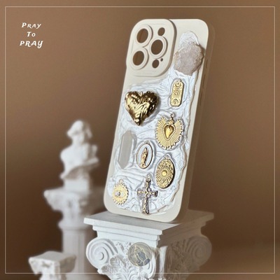 「神圣之爱」挚爱贵人驱散阻碍保护集中手工镶嵌天使手机壳memor