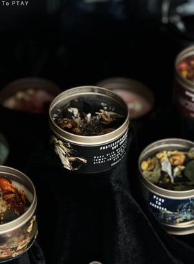 PRAY中世纪金罐系列天然水晶草药精油香氛许愿蜡烛原创室内香薰