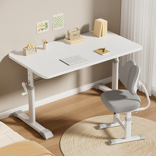 2025新款儿童学习桌小学生书桌家用可升降写字课桌椅套装简易桌子