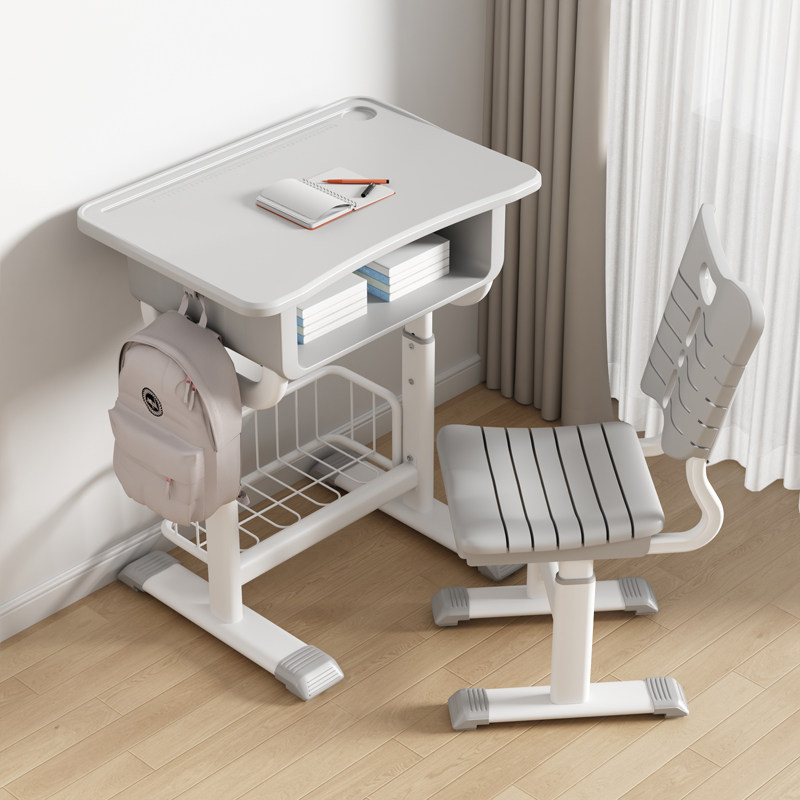 儿童学习桌子中小学生作业书桌家用小孩女孩书桌简约课桌椅套装