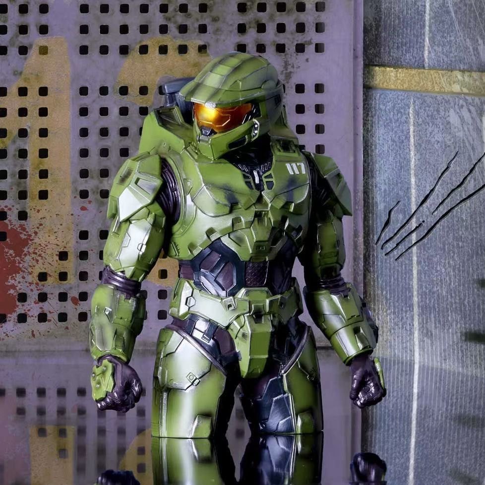 光环光晕无限士官长半身雕像桌面收纳盒 Halo Master Chief Bust