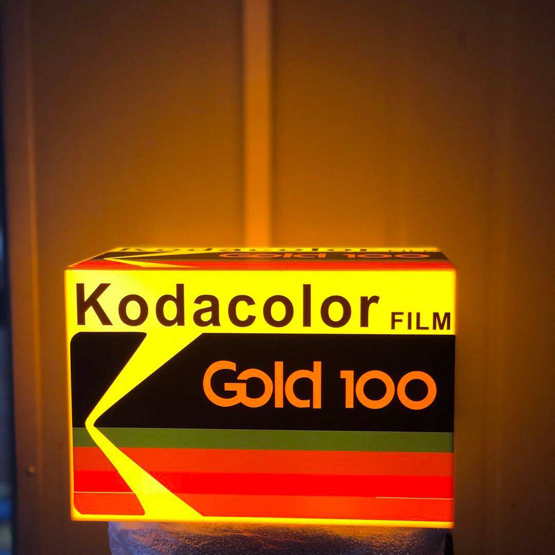 定制 胶卷造型复古灯箱 亚克力盒子led灯 广告灯箱店铺桌面装装饰