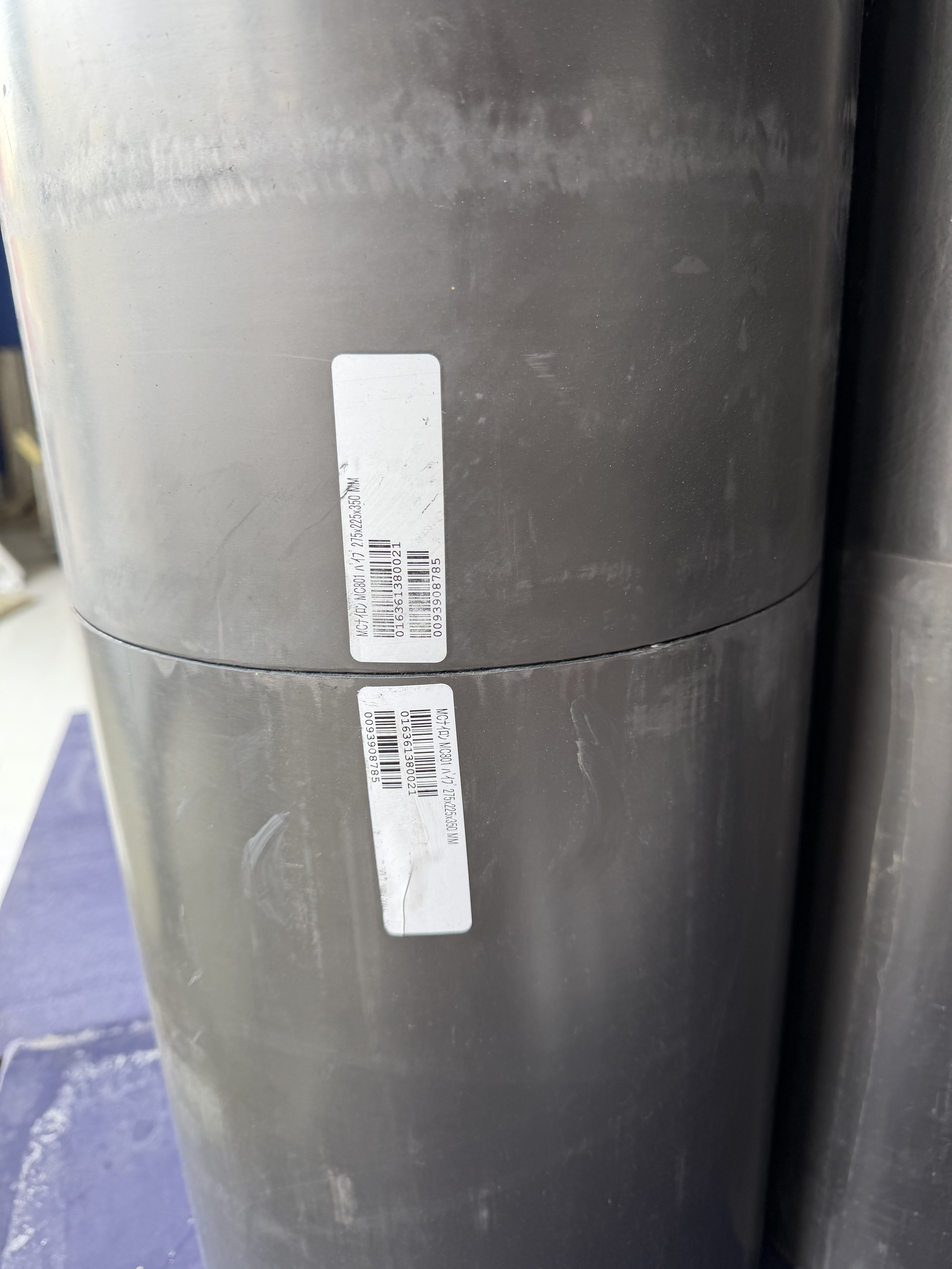 日本三菱MC801耐候级暗灰黑色添加石墨改性尼龙板棒管，MC尼龙801