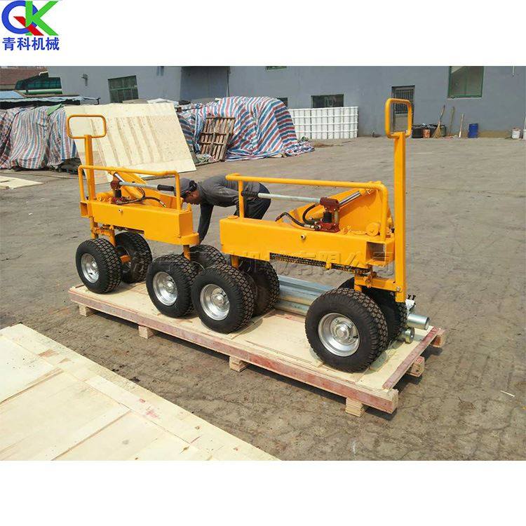人造草坪运输机 足球场人造草卷铺展机 5米宽草坪输送设备 易操作