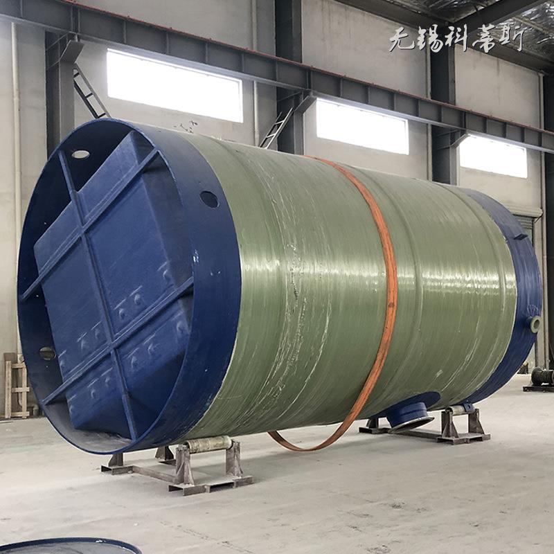 一体化预制泵站 玻璃钢筒体 地埋式污水雨水提升 智能远程控制
