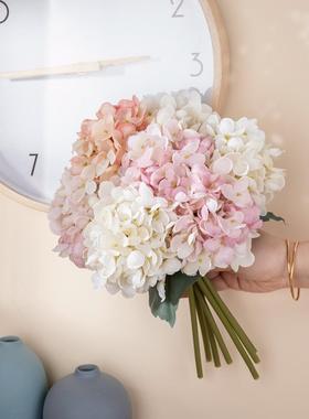 仿真花假花小枝绣球厂家绿植物婚庆装饰工艺品INS风跨境MW52664