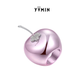 YVMIN尤目 苹果镶钻戒指戒圈首饰女设计师情人节生日礼物