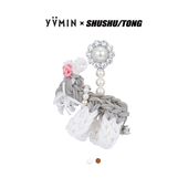 YVMIN尤目x SHUSHUTONG 橡皮筋小狗耳环耳坠情人节生日礼物