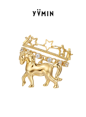 YVMIN尤目星星小马戒指