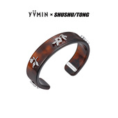 YVMIN尤目x SHUSHUTONG 锆石碎花醋酸手镯情人节生日礼物