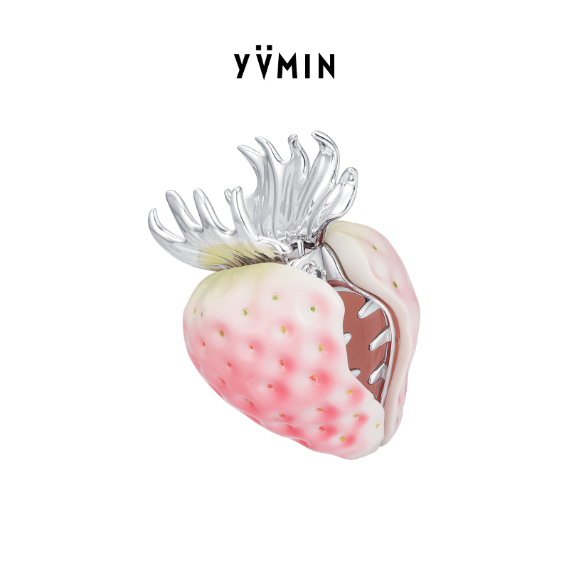 YVMIN尤目草莓抓夹发夹