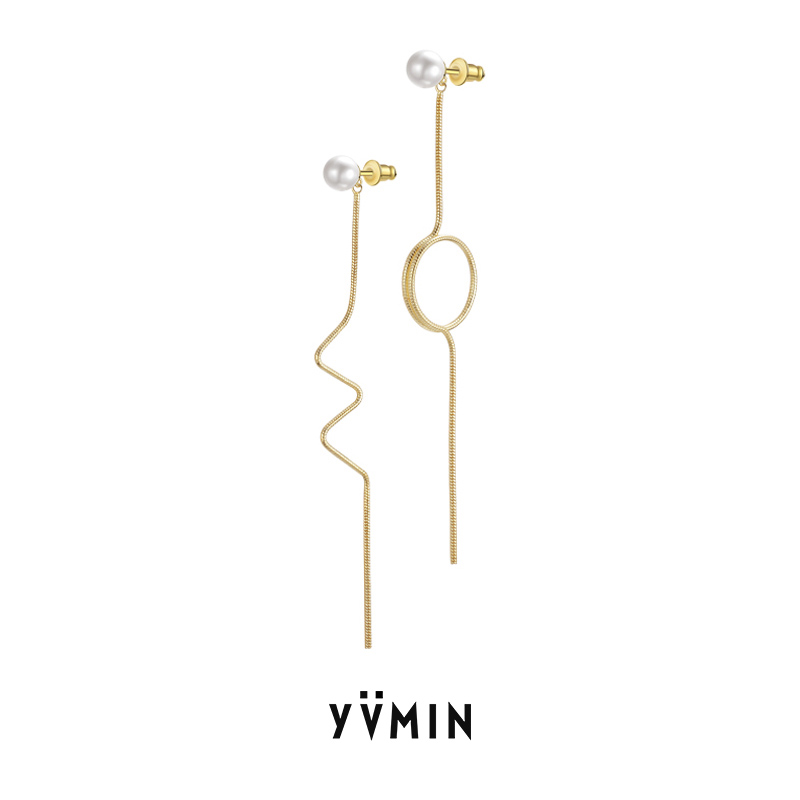 YVMIN Mrs Head Capsule Series Born of a Love Asymmetry Pearl Earringin the Accessories/Fashion Jewelry, Earring , Earring  category - from Buy2taobao.com to provide professional Taobao agent buy service