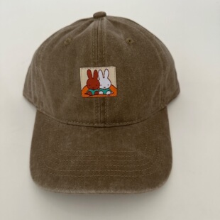 灵魂挚友|原创miffy与朋友鸭舌女帽棒球帽遮阳太阳帽登山帽