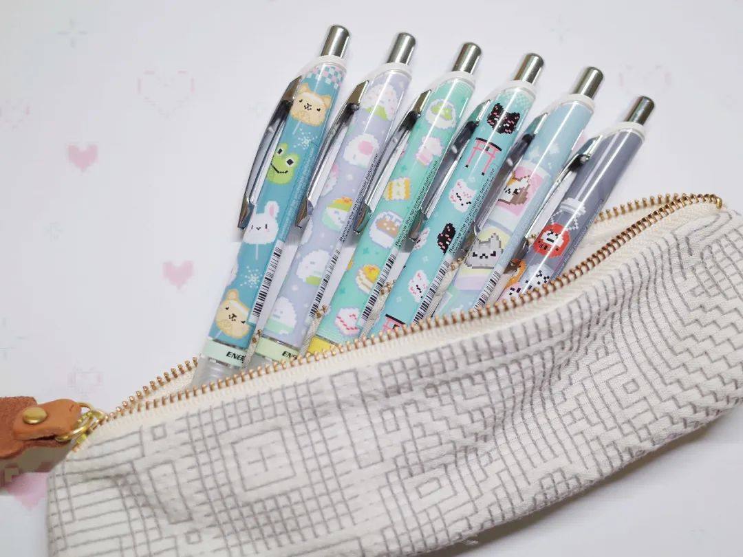 日本pentel派通中性笔东京物语二代限定bln75按动式速干大容量水笔