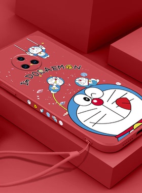 新年vivonex3手机壳红色nex后指纹软壳nex屏幕多啦a梦y20液态硅胶y30克莱因蓝全包叮当猫挂绳男女情侣超薄套