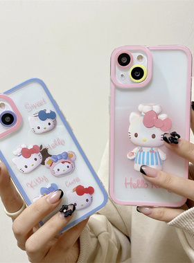 helloKittyvivoy55s手机壳iqoo9卡通kt猫IQOO8pro可爱7软壳neo5se透明Neo3女全包z5硅胶u1x新款y73s/u3/z3/z1