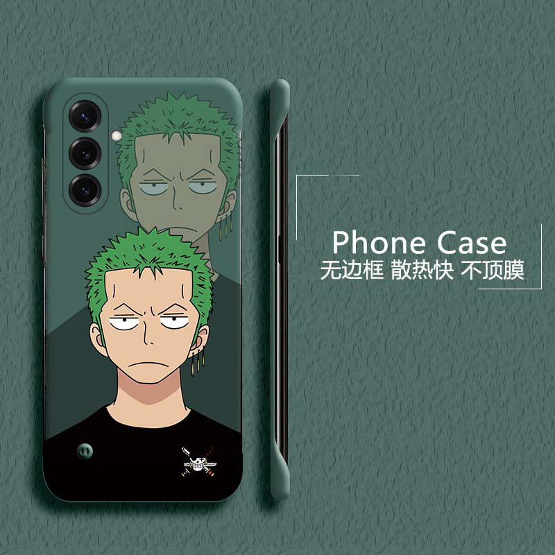 海贼王索隆适用三星Galaxys25手机壳s23+无边框s24ultra散热s22新款s22+半包s22ultra薄5g硬防摔保护套外壳女,3C数码配件,手机保护套/壳,淘宝优惠券,粉丝福利购,淘宝优惠卷