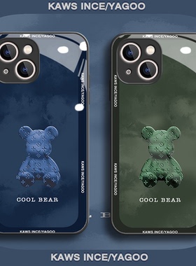 高端立体oppok9s手机壳k9x暴力熊k9pro钢化玻璃r9s新款r9plus全包a37m情侣a3男a57女a59外壳a77套a79潮a83/a1