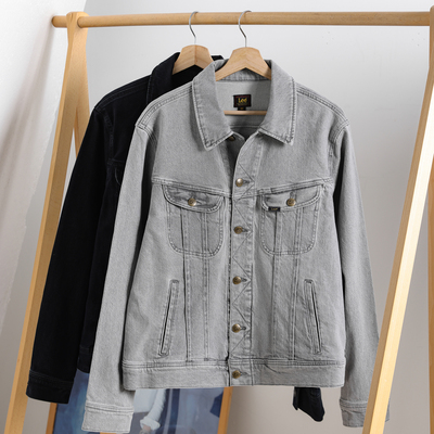 Lee李男士常规版型牛仔夹克外套