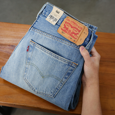 Levis李维斯501宽松直筒牛仔裤男